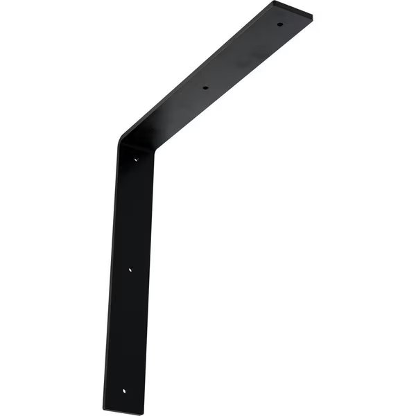 Hamilton Steel Bracket, Powder Coated Black 2